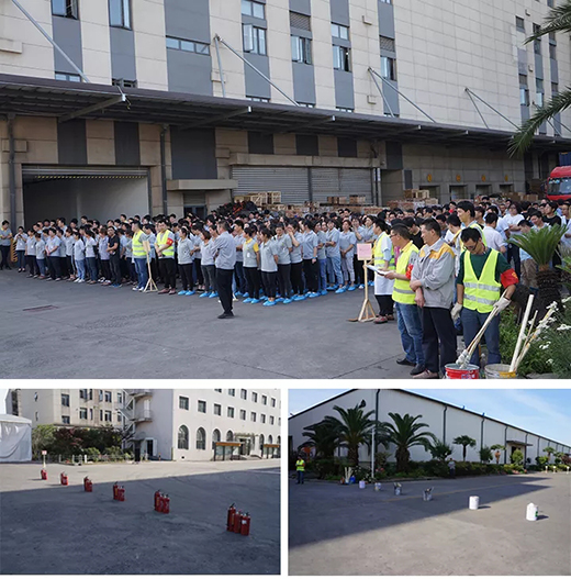 上海官网斗鱼体育成功举行2019年上半年消防演习 上海官网斗鱼体育成功举行2019年上半年消防演习