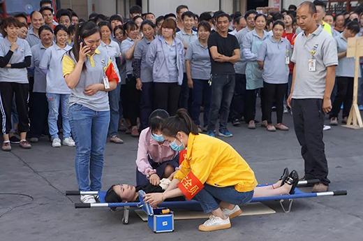 上海官网斗鱼体育2019年上半年消防演习现场 上海官网斗鱼体育2019年上半年消防演习现场